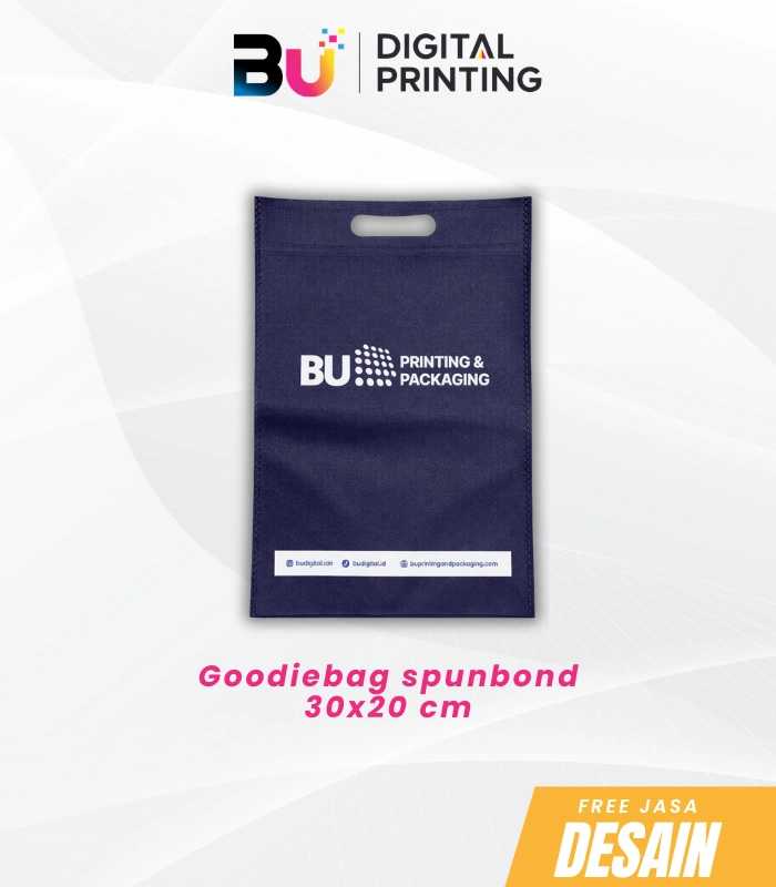 Goodiebag spunbond 30 x 20 cm seminar