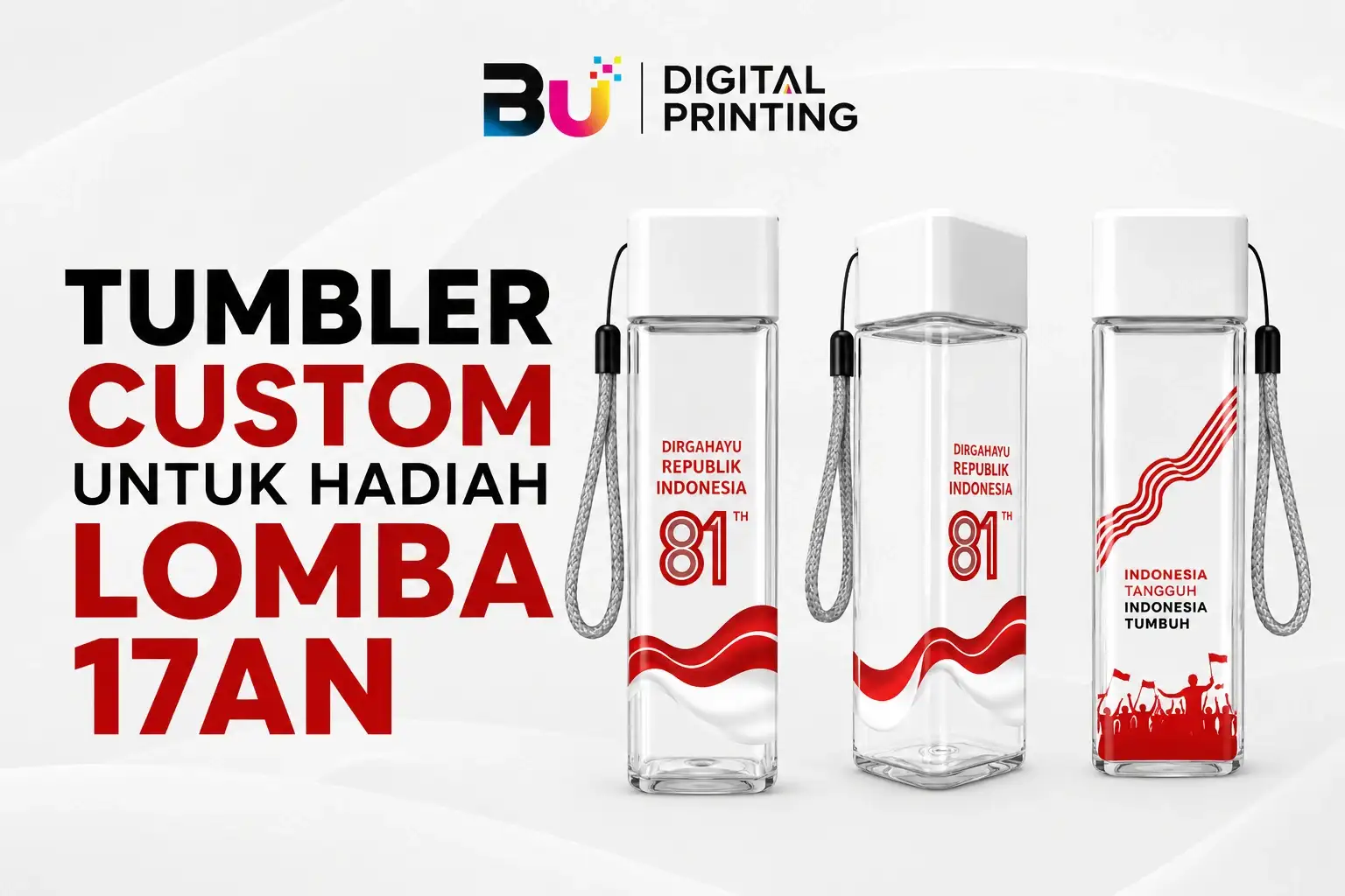 Tumbler Custom untuk Hadiah Lomba 17 Agustus