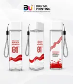 Tumbler Kotak Custom Spesial Kemerdekaan oleh BU Digital Printing