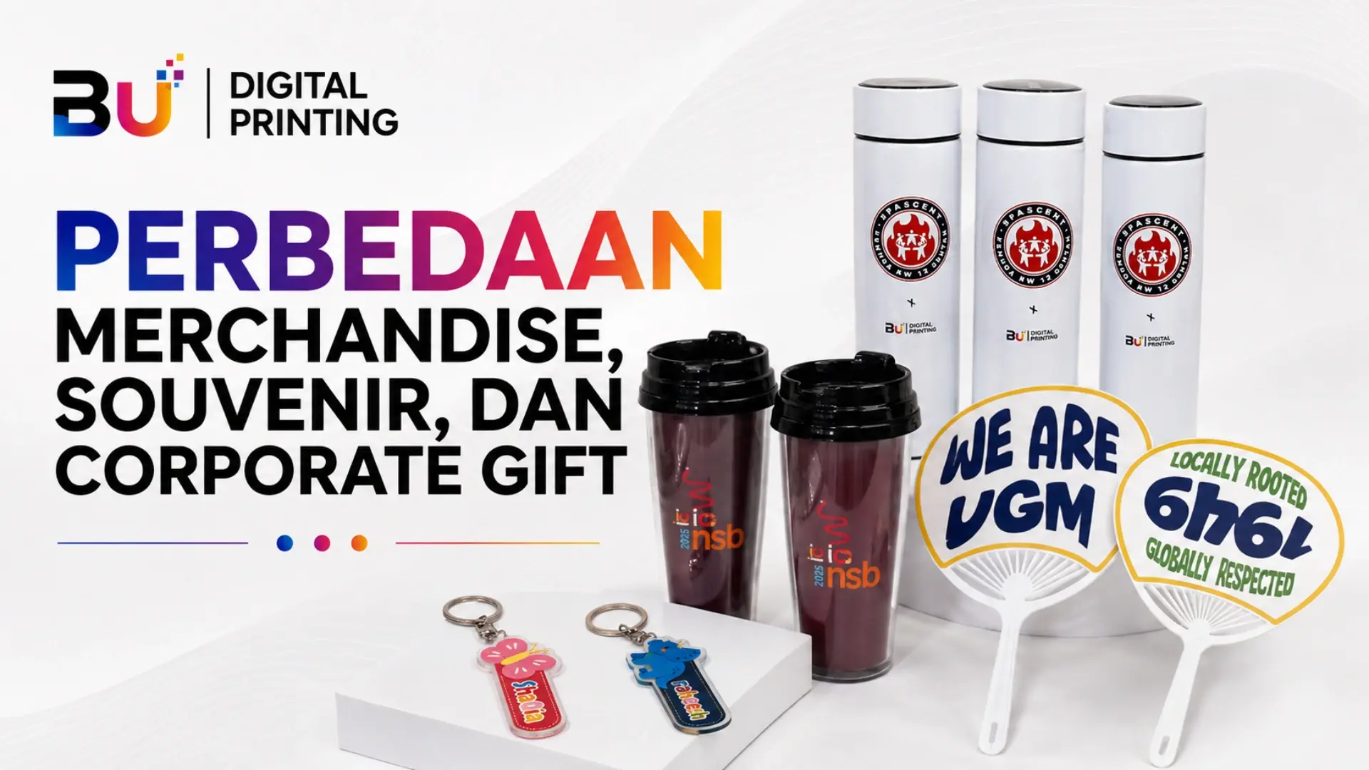 Perbedaan Merchandise, Souvenir, dan Corporate Gift